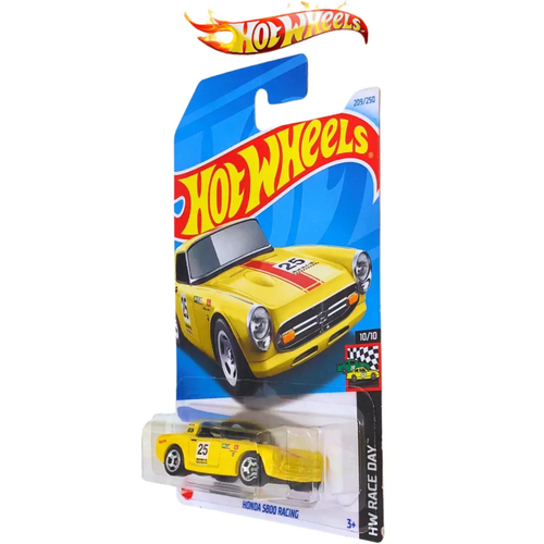 2024 Hot Wheels Honda S800 (Racing Yellow) | New Models #209 - Picture 5 of 6