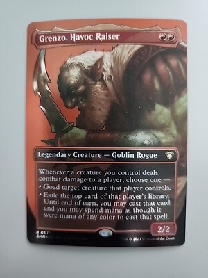 MTG Grenzo, Havoc Raiser Commander Masters 0677 Foil Portrait Rare | eBay