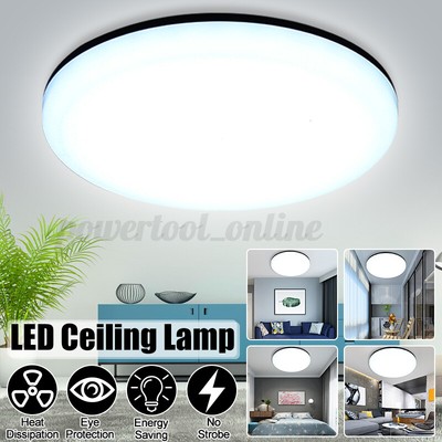 50w Round Led Ceiling Down Light Panel Wall Bathroom Kitchen Office Lamp 6500k W 50w Round Led Ceiling Down Light Panel, Led Kitchen Light Fixtures Menards