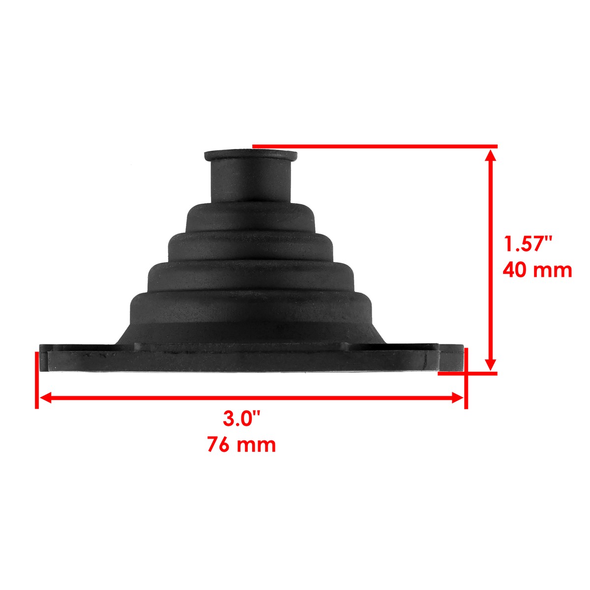 2000-2008 Polaris Sportsman 500 4x4 6x6 Gear Selector Boot 2000-2008 Polaris Sportsman 500 4x4 6x6 Gear Selector Boot