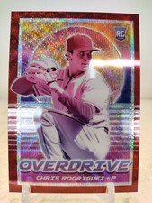 CHRIS RODRIGUEZ /199 RUBY WAVE PRIZM 2021 Panini Chronicles Baseball OVERDRIVE