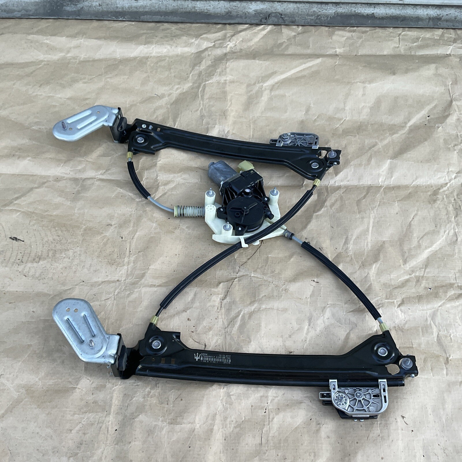 14-22 Maserati Quattroporte M156 Rear Right Side Window Regulator Motor OEM 19K