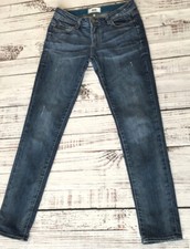 PAIGE Jimmy Jimmy Skinny Jeans Womens Size 25 Blue Denim Low Rise Boyfriend