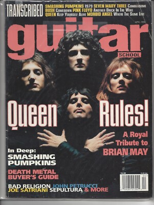 Guitar School Magazine April 1996 Queen Brian May Smashing Pumpkins Pink Floyd++