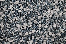(1000) White Painted Zip Screws 8 x 1/2 Self-Piercing Hex Washer Sheet Metal