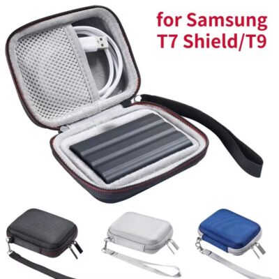 Portable Carrying Case for Samsung SSD T7 Shield/T9 4TB 2TB
