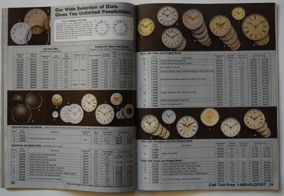 KLOCKIT CATALOG FALL 1992 eBay