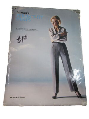 Leonora's Perfect Fit Pant Illustrated Instructions 111C For Hips 40 to 44 Uncut