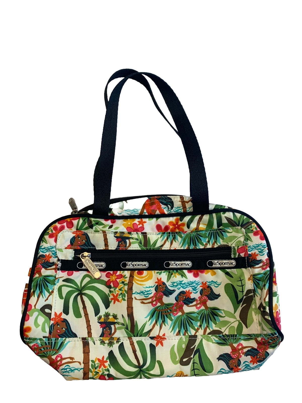 Lesportsac Hawaii Hula Girl Nylon BagDouble Strappurse/make Up Bag6