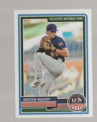 V79a) 2023 Panini USA Baseball Stars and Stripes Hurston Waldrep RC #88