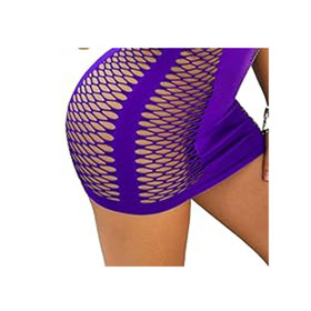 Women&lsquo;s  Badydoll Cut Out Bodysuit Chemise Lingerie Sexy Fishnet Dress Sslid US