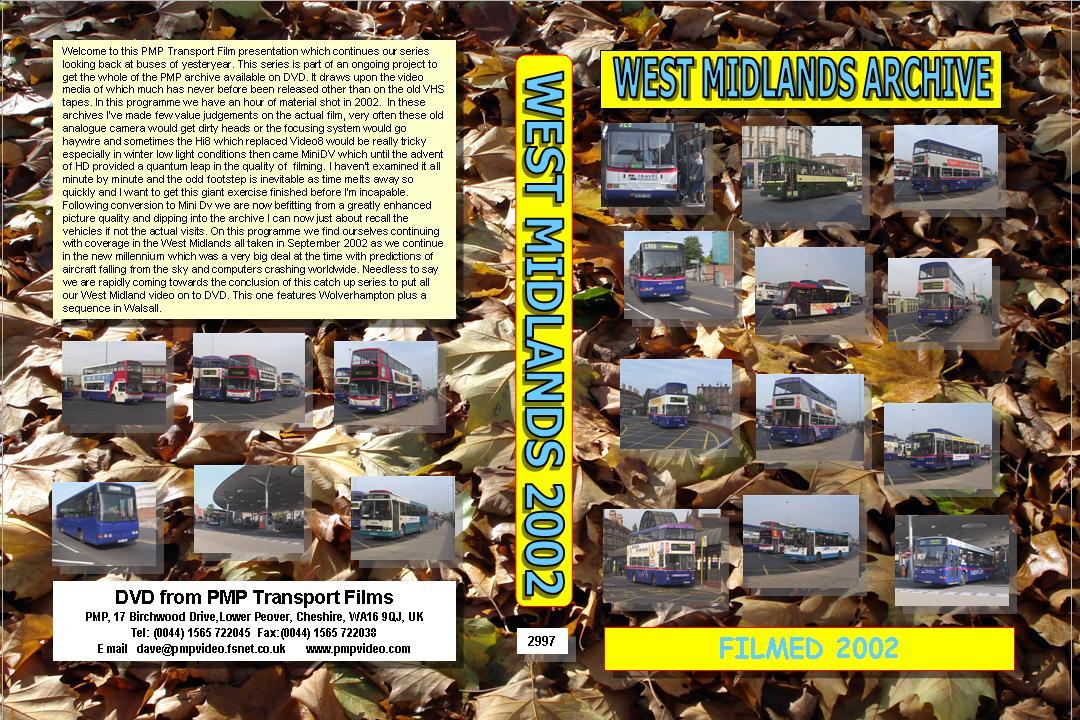 2997. West Midlands Video Archive. Volume 13 2002  Filmed in Wolverhampton and W