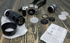Minolta Maxxum ST si 35mm SLR Film Camera AF 35-80 4-5.6 Lens and 75-300 4.5-5.6