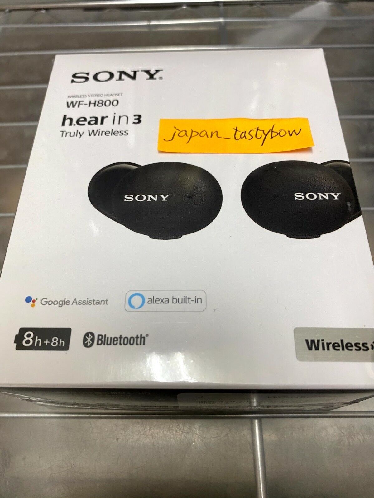 SONY WF-H800 Black Wireless Earphone h.ear in 3 Bluetooth