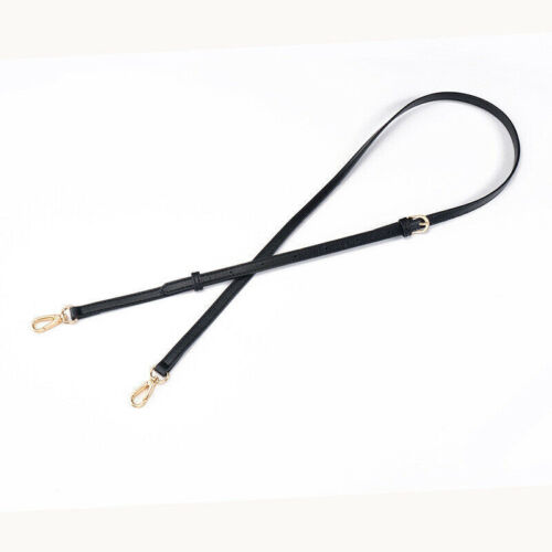Women's Litchi Leather Shoulder Crossbody Handbag Adjustable Bag Strap 130cm - Picture 2 of 22
