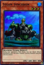 1X NM Steam Synchron - BLAR-EN064 - Ultra Rare 1st Edition Battles of Legend