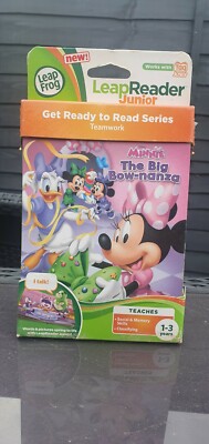 LeapFrog Disney Minnie Mouse The Big Bow-Nanza for LeapReader Junior & Tag
