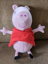 Vtg Peppa Pig Plush 2003 ABD Ltd 11" Stuffed Animal