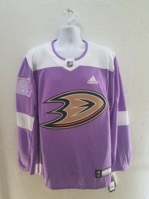 anaheim ducks hockey fights cancer jersey