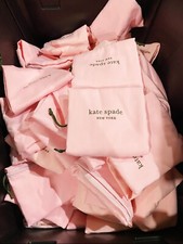 Lot of 10 Kate Spade Cotton Dust Bag 11.5" x 13.5" PINK for Handbags