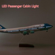1/150 US Air Force One Airplane Model 47cm Plane w/ Undercarriage Voice Lamp