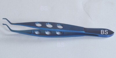 Titanium Dastoor Superior Rectus Forceps 1x2 Teeth, Precision Ophthalmic Tool