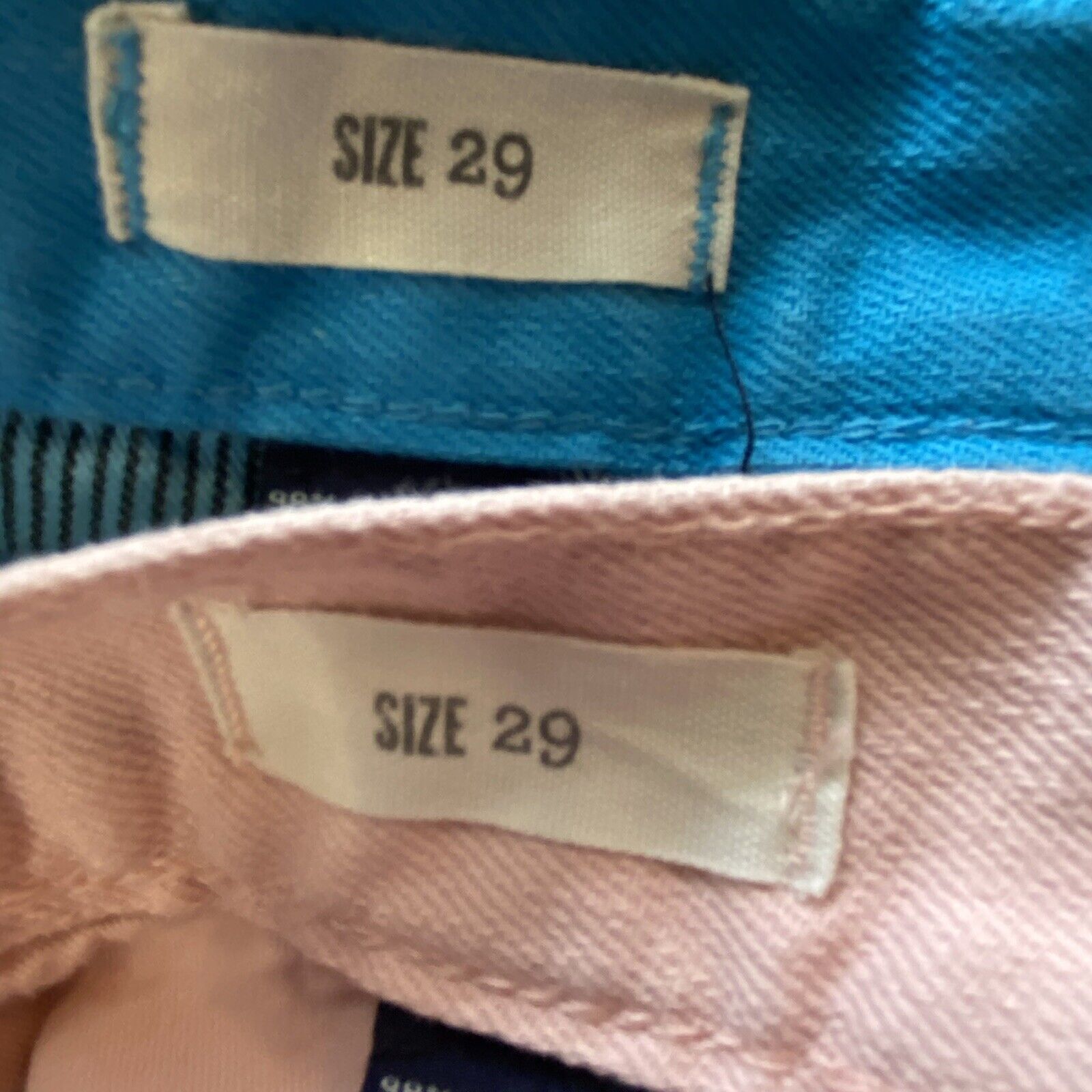 Madewell 2 Pair Bundle Colored Denim Jean Shorts … - image 4