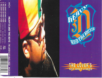 HEAVY D & THE BOYZ - The lover's got what u need CDM 3TR RnB Swing Hip Hop 1992