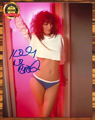 Kelly LeBrock - Weird Science - Autographed - Reprint - Metal Sign 11 x 14