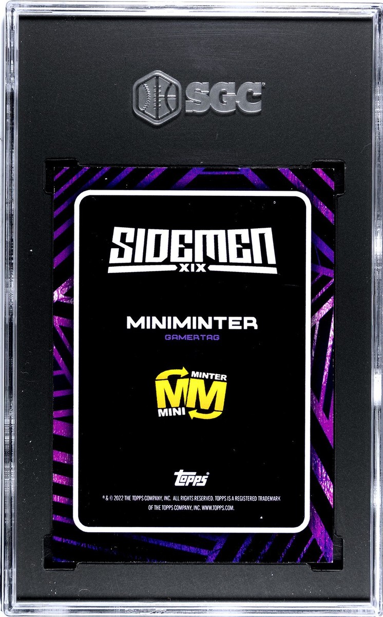 Miniminter SGC 9 Topps Sidemen XIX 2022 Gamer Tag # 14 /15 Mini