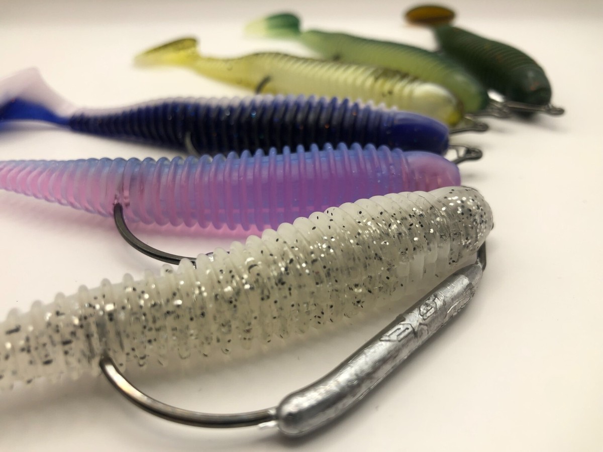 Battlestar 5 Esche A Coste - Swimbait Senza Inceppamenti, Per Acqua Dolce E Salata
