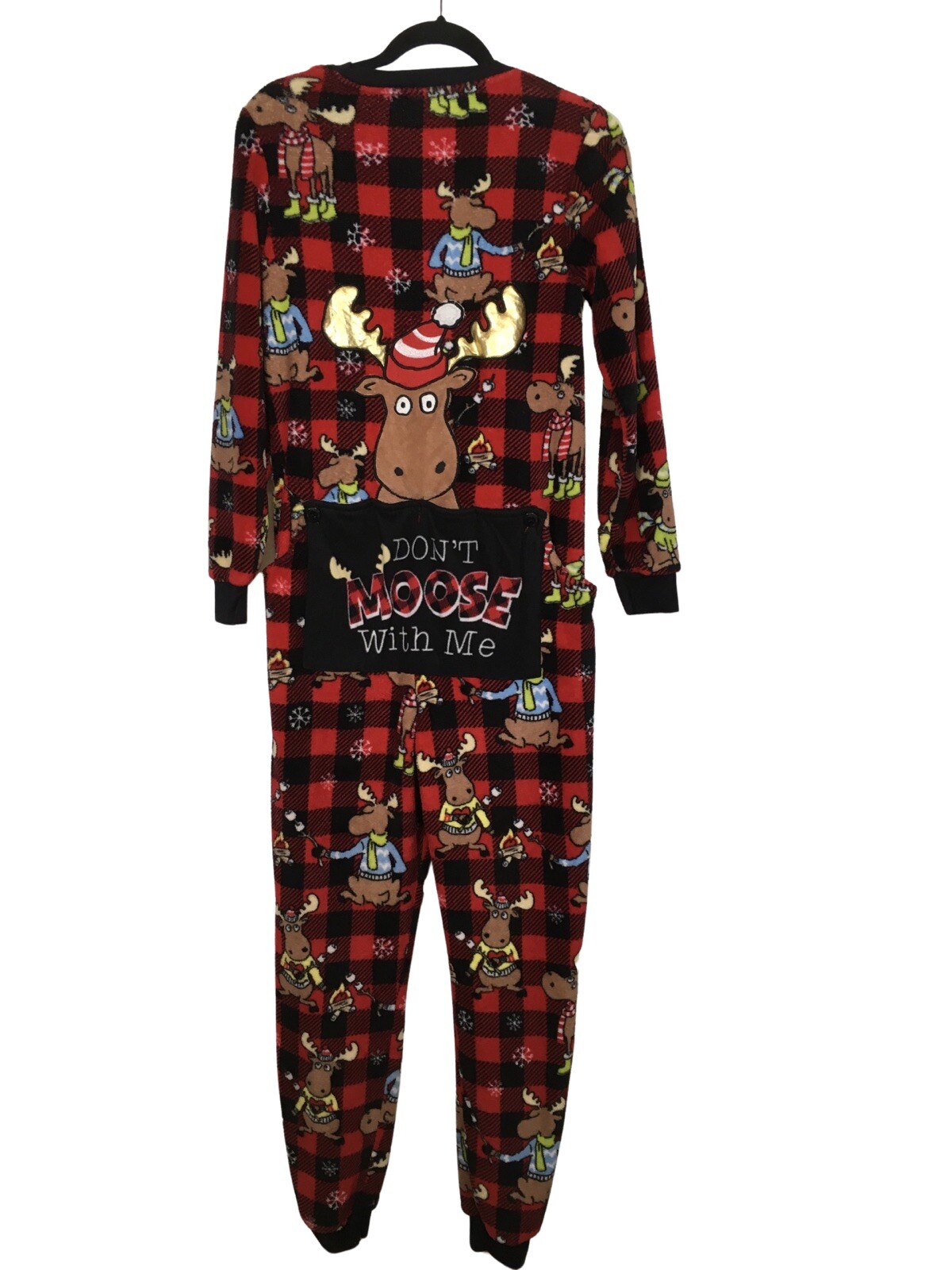 Womens Secret Treasures One Piece Moose Pajamas “Don’… Gem