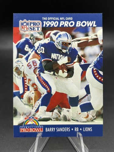 1990 Pro Set Pro Bowl #413 Barry Sanders Detroit Lions