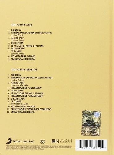 FABRIZIO DE ANDRE' "ANIME SALVE" box 2 cd legacy edition sigillato - Picture 2 of 2