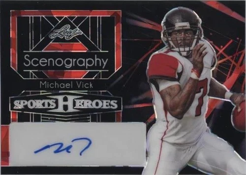 2024 Leaf Metal Sports Heroes Michael Vick #S-MV1