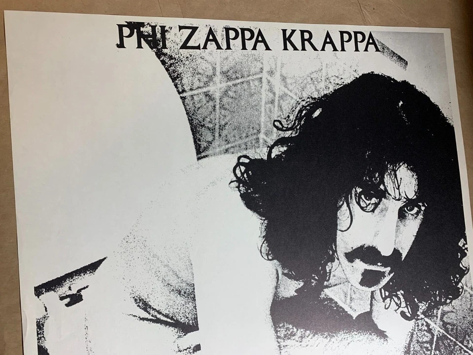 PÓSTER DE INODORO PHI ZAPPA KRAPPA VINTAGE AÑOS 70 FRANK ZAPPA #1 HEADSHOP - ¡BONITO! Foto 2 de 4