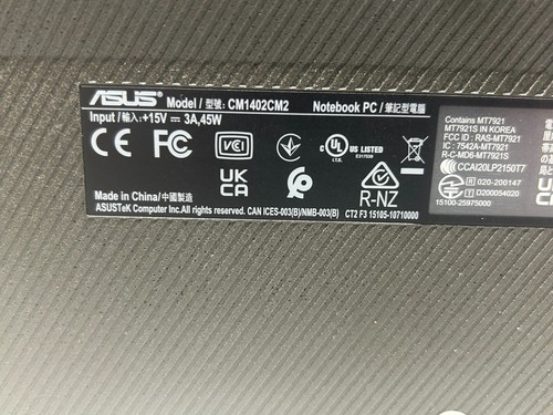 ASUS CHROMEBOOK CM1402CM2-M8186 MEDIATEK KOMPANIO 520 4GB RAM 64GB EMMC NEW - Picture 6 of 8
