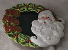 Vintage Fitz & Floyd Essentials "HO HO HO" Santa 9" Canape`/Serving Plate-2003 — photo 5