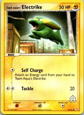 Team Aqua's Electrike Common Team Magma vs Team Aqua 53/95 MP on eBay