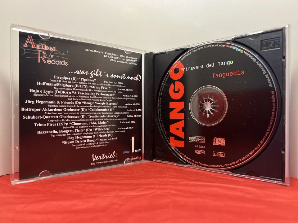 TANGUEDIA - ASTOR PIAZZOLLA - Primavera del Tango - CD [VG] Accordion - Image 3 of 3