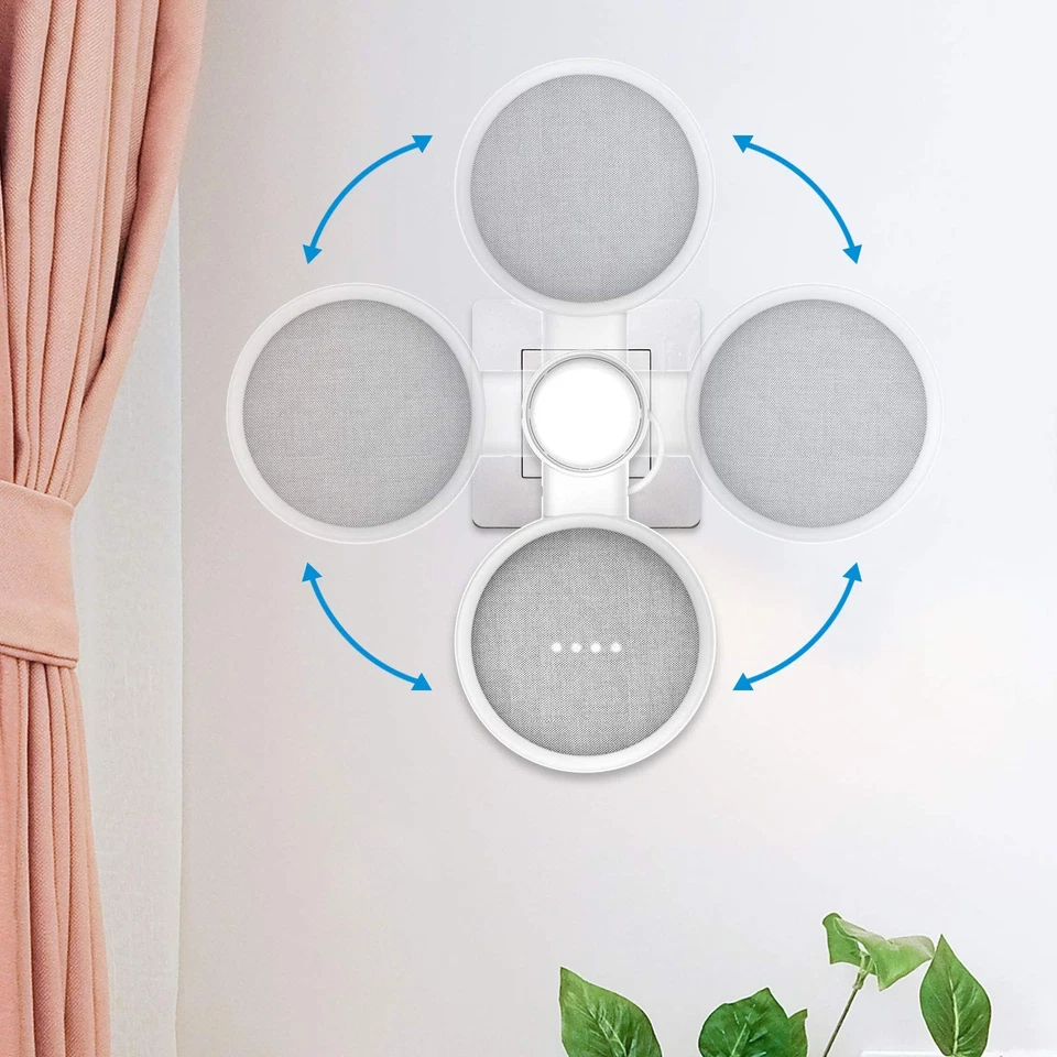 Support Mural pour Google Home Mini/Nest Mini2nd Gen Solution d'Espace-Économ... - Photo 3/4