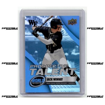 2025 Upper Deck World of Sports - Blue #391 Jack Winnay Rookie SP