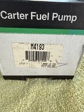 Nos Carter M4193 Mechanical Fuel Pump 1966-67 Ford Mustang 289 302 Made Usa Nos Carter M4193 Mechanical Fuel Pump 1966-67 Ford Mustang 289 302 Made Usa