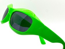 Luxury Fashion Oversized Square Sunglasses Women Outdoor Glasses Green Lens