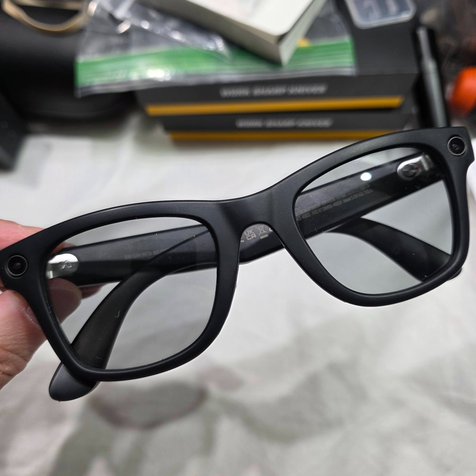 Ray-BanMetaWayfarerSunglasses-MatteBlack-Transitions&Polarized-READ