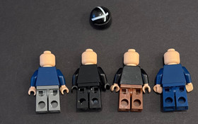 LEGO 8160 SPEED RACER Cruncher Block & Racer X  MINIFIGURES Manual no stickers