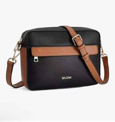 Telena Crossbody bags for Women Trendy Quilted Crossbody Bag Faux Leather Purse