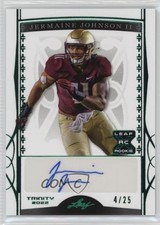 2022 Leaf Trinity Emerald 4/25 Jermaine Johnson II #BA-JJ1 Auto lz7