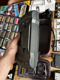 ATARI LYNX II 2 w/ 13 Games Cases Cords Papers Manuals Console For Parts/Repair