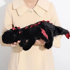 Leahaoe 27.5" 2 Lb Weighted Dragon Plush Stuffed Animal for Kids & Adults